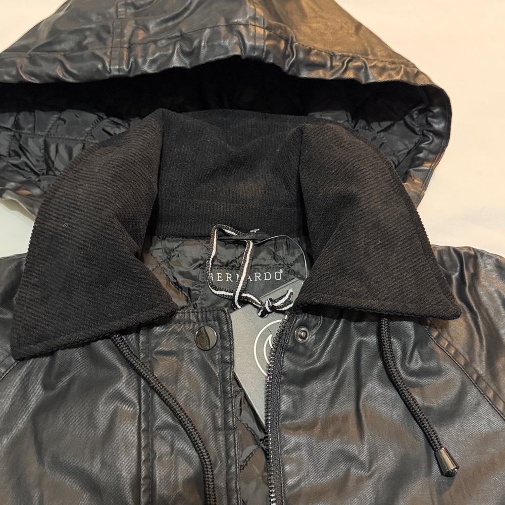 Bernardo Waxed Cotton Twill Coat XS Pit to Pit 22”, length 38” NWT - Picture 10 of 14